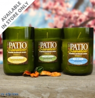InExcess  Patio Sensations Scented Outdoor Candle With Citronella 9oz 
