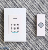 InExcess  Siemens Wirefree Portable Door Chime with Wireless Bell Push