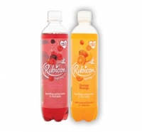 Budgens  Rubicons Spring Juice Black Cherry & Raspberry, Orange & Man