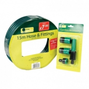 HOSE AND FITTINGS 15M £3.99
