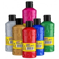 Poundland  Glitter Paint 200ml - Case of Assorted Colours
