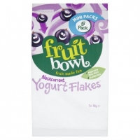 Poundland  Fruit Bowl Yogurt Flakes Blackcurrant Mini 5 X 18g