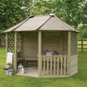 Forest Garden Burford Timber Pavillion with Assembly - 3590