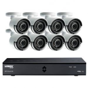 Lorex LHA42162TC8P 4mP / Super Hd 16 Input / 8 Camera Cctv K