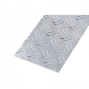 Wickes Metal Sheet Aluminium Checkerplate 250 x 500mm £13.99