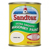 Wickes  Sandtex Smooth Masonry Paint - Chalk Hill 150ml