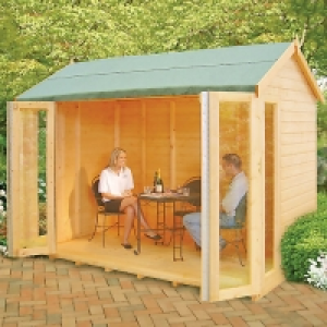 Shire Blenheim Full Length Double Folding Door Summerhouse - £1,139.99