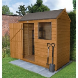 Wickes Reverse Apex Overlap Dip Treated Shed 6 x 4 ft