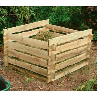 Wickes  Forest Garden Timber Compost Bin - 3 x 3 ft