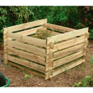Forest Garden Timber Compost Bin - 3 x 3 ft &pound;49.99