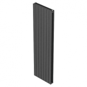 QRL Slieve Double Panel Vertical Designer Radiator - Gunmeta