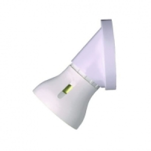 MK Batten Lampholder Angled 1172RPWHI £4.99