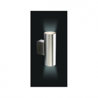 Wickes  Wickes Ontario Polished Chrome Wall Mounted Uplighter - 50W