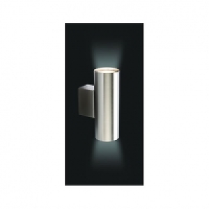 Wickes Ontario Polished Chrome Wall Mounted Uplighter - 50W