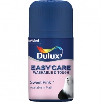 Wickes  Dulux Easycare Paint Tester Pot - Sweet Pink 50ml