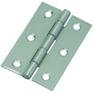 Wickes  Wickes Butt Hinge Stainless Steel 76mm 2 Pack