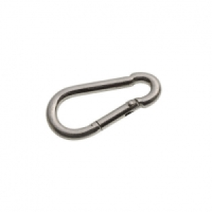 Wickes Bright Zinc Plated Carbine Hook 6mm Pack 2 &pound;0.99