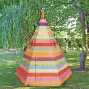 Wickes Timber Wigwam Playhouse - 6 x 6 ft &pound;404.99