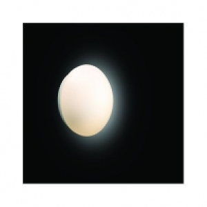 Wickes Marlin White Gloss Flush Bathroom Wall Light - 11W