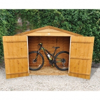 Wickes  Forest Garden Overlap Timber Bike Store Dip Treated - 7 x 3 