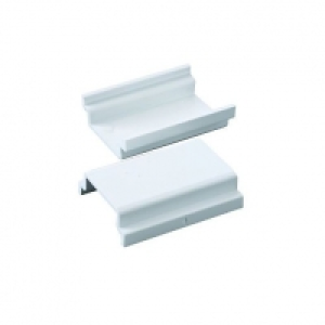 Wickes  Wickes Mini Trunking Coupler White 38x16mm 2 Pack