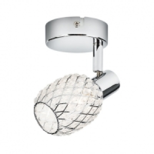 Wickes  Philips Deltoid Polished Chrome Single Spotlight - G9