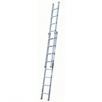 Wickes  Trade 200 Extension Ladder - 2 section, 2.50m closed height