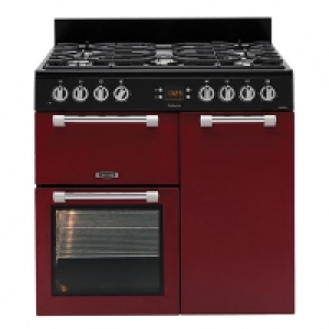 Wickes  Leisure 90cm Cook DF Cooker Red