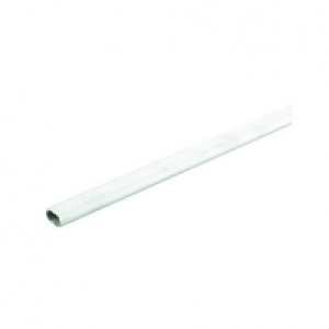 Wickes Oval Conduit White 16mmx2m &pound;0.89