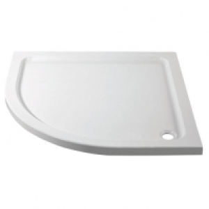 Wickes  Wickes Quadrant 45mm Cast Stone Tray White 900mm