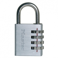 Wickes  Master Lock 7640EURD 4 Digit Resettable Aluminium Padlock 40