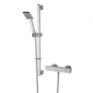 Wickes  Bristan Quadrato Thermostatic Mixer Shower Chrome