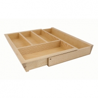 Wickes  Extendable Cutlery Tray 450-600mm Ash