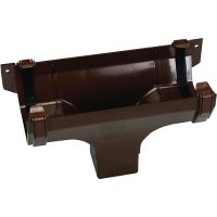 Wickes  Wickes Brown Squareline Gutter Running Outlet