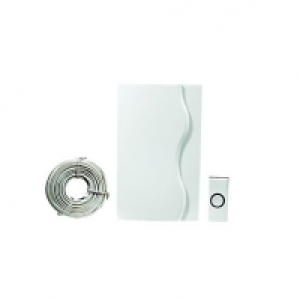Wickes Wired Door Chime Kit White £21.99