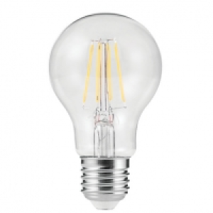 Wickes LED Filament A Shape Non-dimmable Bulb - 6W E27