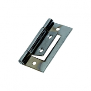 Wickes Flush Hinge Chrome Plated 51mm 2 Pack £2.86