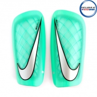 InterSport Nike Adults Mercurial lite Green Shin Guards
