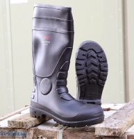 InExcess  JSP Black Steel Toe Cap Safety Wellington Wellies Boots UK S