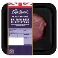 Asda Asda Extra Special Beef Fillet Steak (Typically 0.2 kg)