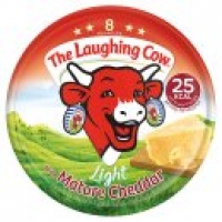 Asda Laughing Cow Light Cheddar Triangles x8