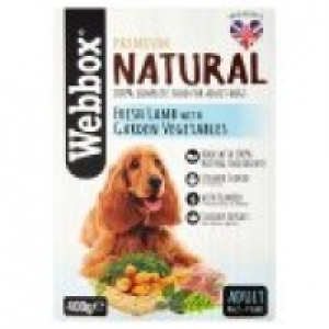 Premium Natural Fresh Lamb with Garden Vegetables Dog Food T &pound;1.00