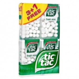 Tic Tac Mint 18g 3+1 Free £1.00