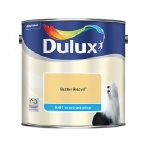 Dulux Matt Emulsion Paint - Butter Biscuit 2.5L