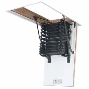 Fakro LST Metal Loft Ladder 60 x 90cm - Max Height 3.3m