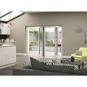 Jci Aluminium Folding Door Set White Left Opening 2090 x 239
