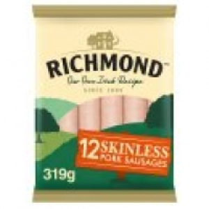 12 Skinless Pork Sausages £1.60