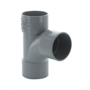Wickes Grey Solvent Weld Waste Tee 40mm £0.93