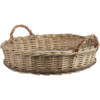 JTF  Wicker Basket Shallow Tray X Large