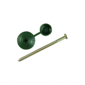 Wickes Profile Sheeting Nails 70mm Green PK100 £17.49